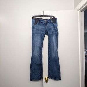 Isabel Maternity Bootcut Skinny Blue Jeans Size 6